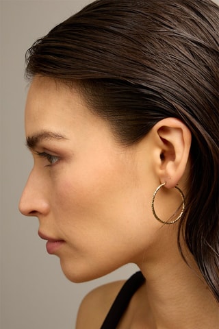 Argolas - Ouro amarelo 18 quilates