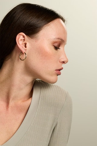 Argolas - Ouro amarelo