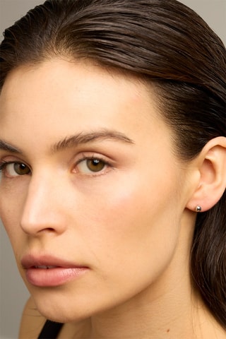 Brincos - Ouro branco 18 quilates