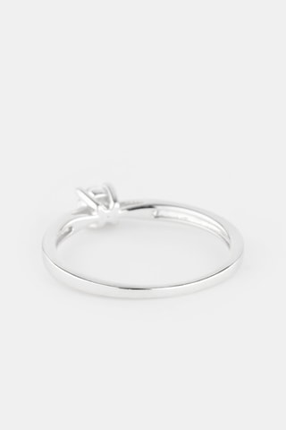 Solitario - Oro bianco e diamante