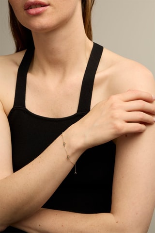 Pulseira - Ouro amarelo 18 quilates e diamantes