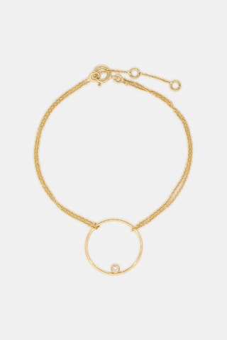 Pulseira - Ouro amarelo 18 quilates e diamante