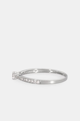 Anel - Ouro branco 18 quilates