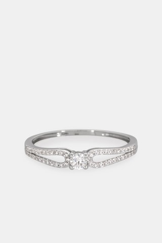 Anello - Oro bianco 18 kt