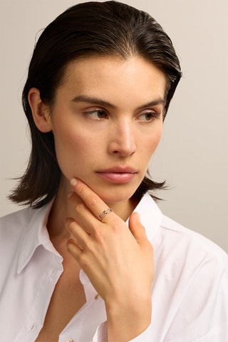 Bague - Or jaune 18 carats, or rose, Or blanc 18 carats et diamants