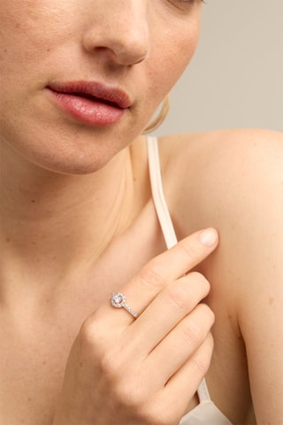 Anello - Oro bianco 18 kt