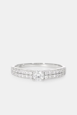 Anello - Oro bianco 18 kt