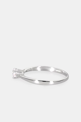 Anel - Ouro branco 18 quilates