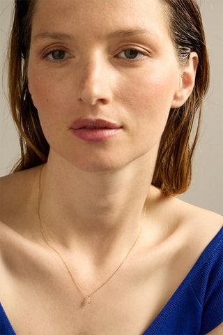 Collana - Oro giallo 18 kt e diamanti