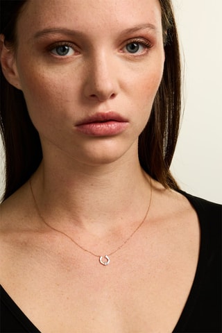 Collana - Oro bianco e diamante