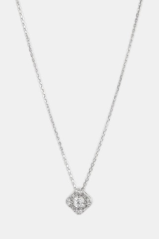 Collana - Oro bianco 18 kt e diamanti