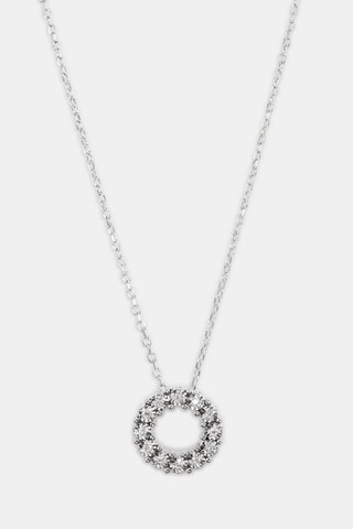 Collana - Oro bianco 18 kt e diamanti