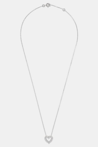 Collana - Oro bianco 18 kt e diamanti