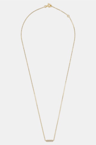 Collana - Oro giallo 18 kt e diamanti