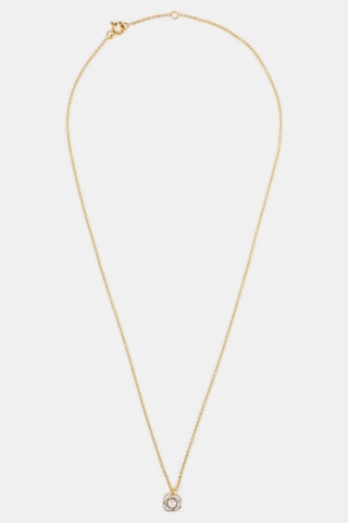 Collana - Oro giallo 18 kt e diamanti