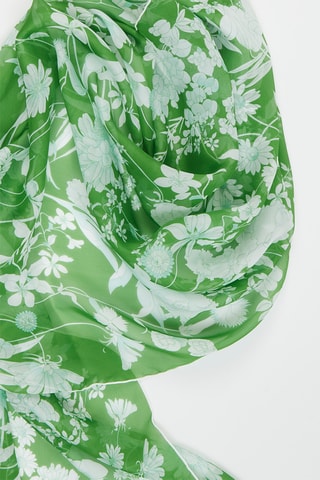 Foulard en soie Love - Vert