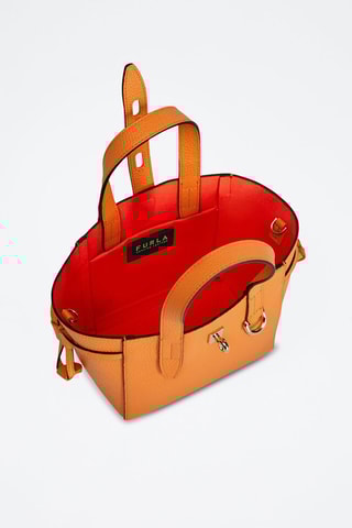 Sac à main en cuir Furla Net Mini - Orange