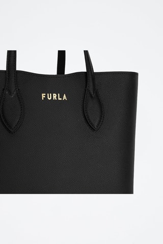 Sac à main en cuir de veau Era - Noir