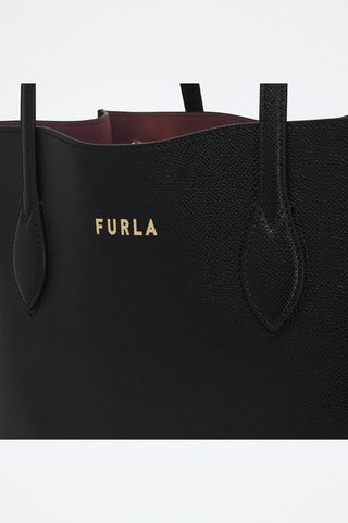 Sac à main en cuir de veau Era - Noir