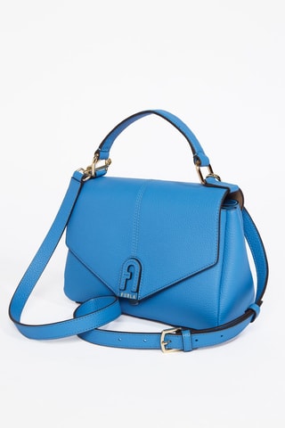 Sac à main en cuir de veau Dafne - Ciel