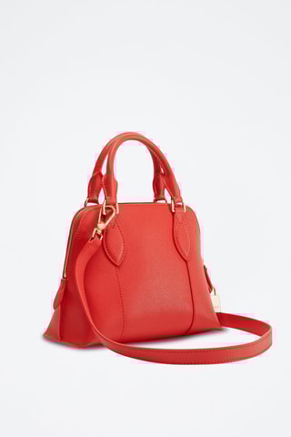 Sac à main en cuir de veau Vittoria - Rouge
