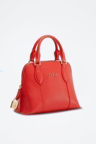 Sac à main en cuir de veau Vittoria - Rouge