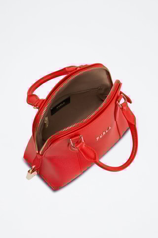 Sac à main en cuir de veau Vittoria - Rouge