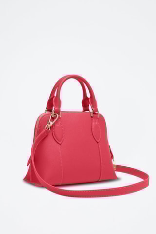 Sac à main en cuir de veau Vittoria - Fuchsia