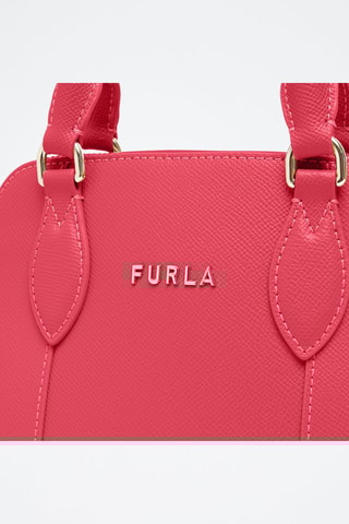 Sac à main en cuir de veau Vittoria - Fuchsia