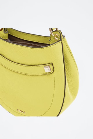 Sac à main en cuir de veau Afrodite Mini - Jaune