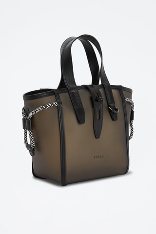Sac à main en cuir Furla Net Mini - Kaki