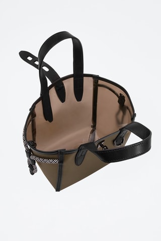 Sac à main en cuir Furla Net Mini - Kaki