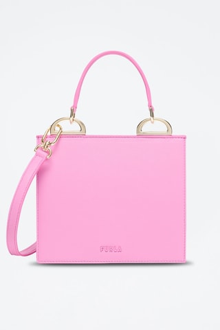 Sac à main en cuir Futura Mini - Fuchsia