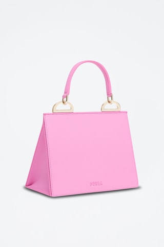 Sac à main en cuir Futura Mini - Fuchsia
