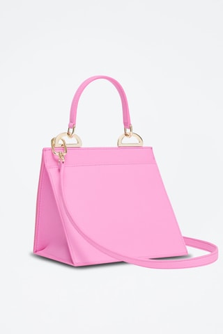 Sac à main en cuir Futura Mini - Fuchsia