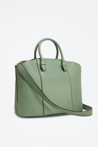 Sac à main en cuir de veau Miastella L - Vert