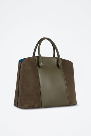 Sac à main en cuir Miastella - Kaki