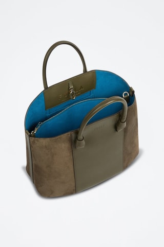 Sac à main en cuir Miastella - Kaki