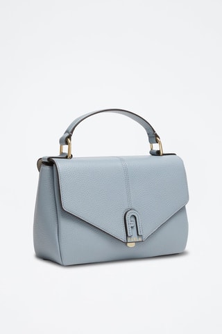Sac à main en cuir de veau Dafne - Ciel