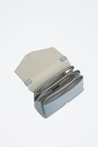 Sac à main en cuir de veau Dafne - Ciel