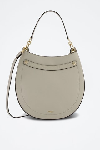 Sac à main en cuir de veau S Afrodite - Gris