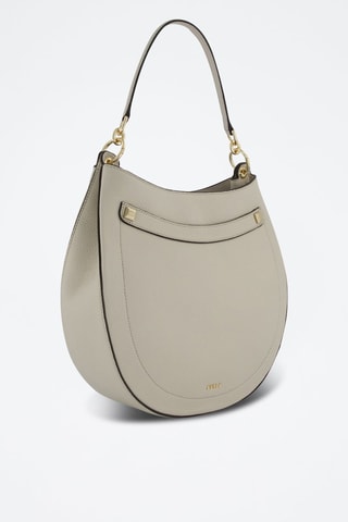 Sac à main en cuir de veau S Afrodite - Gris