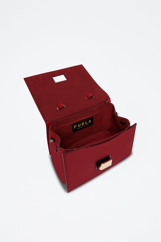 Sac à main en cuir de veau Emma - Rouge