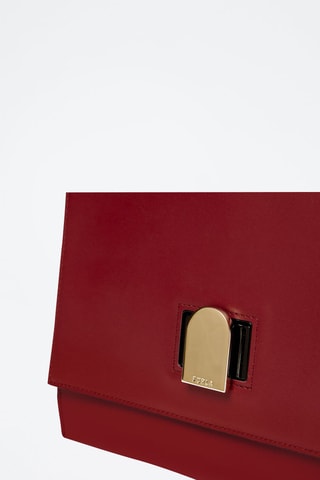 Sac à main en cuir de veau Emma - Rouge