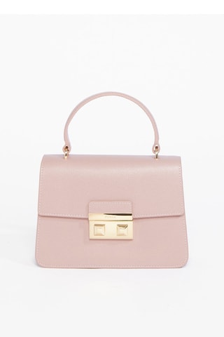 Sac à main en cuir Bella Mini - Rose