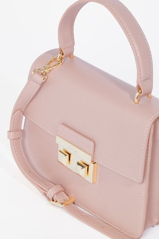 Sac à main en cuir Bella Mini - Rose