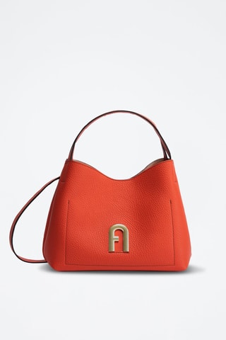 Sac à main en cuir de veau Primula - Rouge