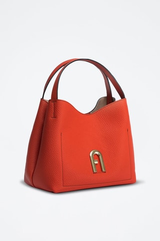 Sac à main en cuir de veau Primula - Rouge