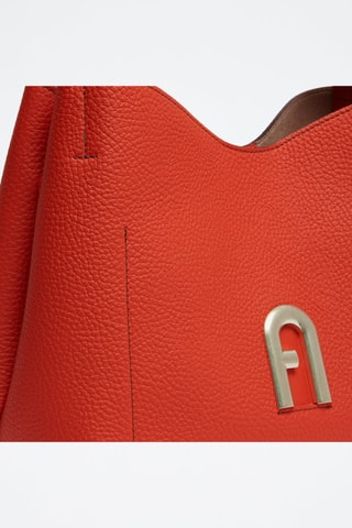 Sac à main en cuir de veau Primula - Rouge