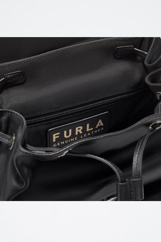 Sac à dos en cuir Flow - Noir